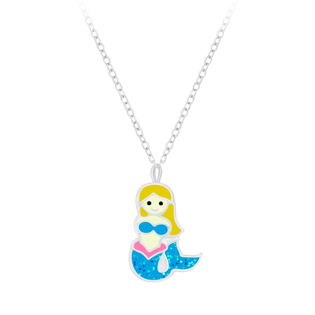 Collier sirène en argent