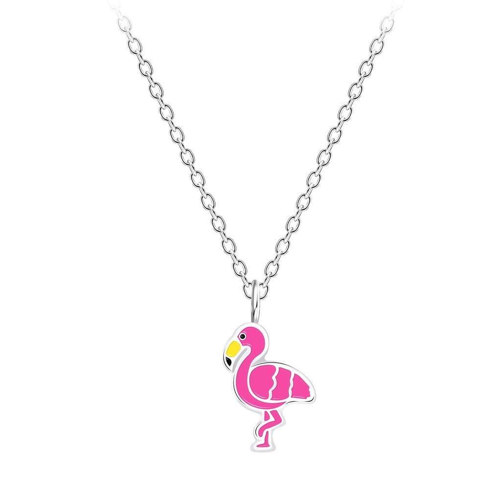 Silver Flamingo Necklace