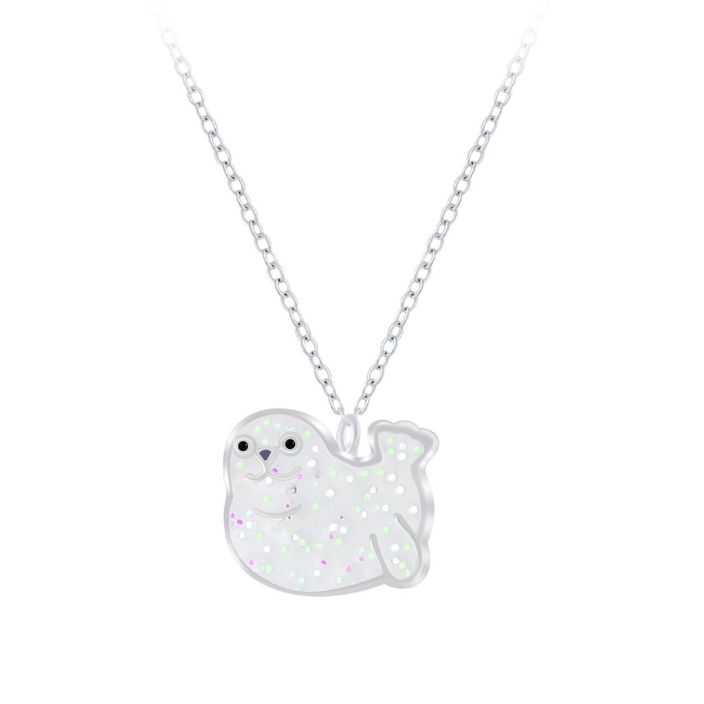 [10009709] Collier phoque en argent