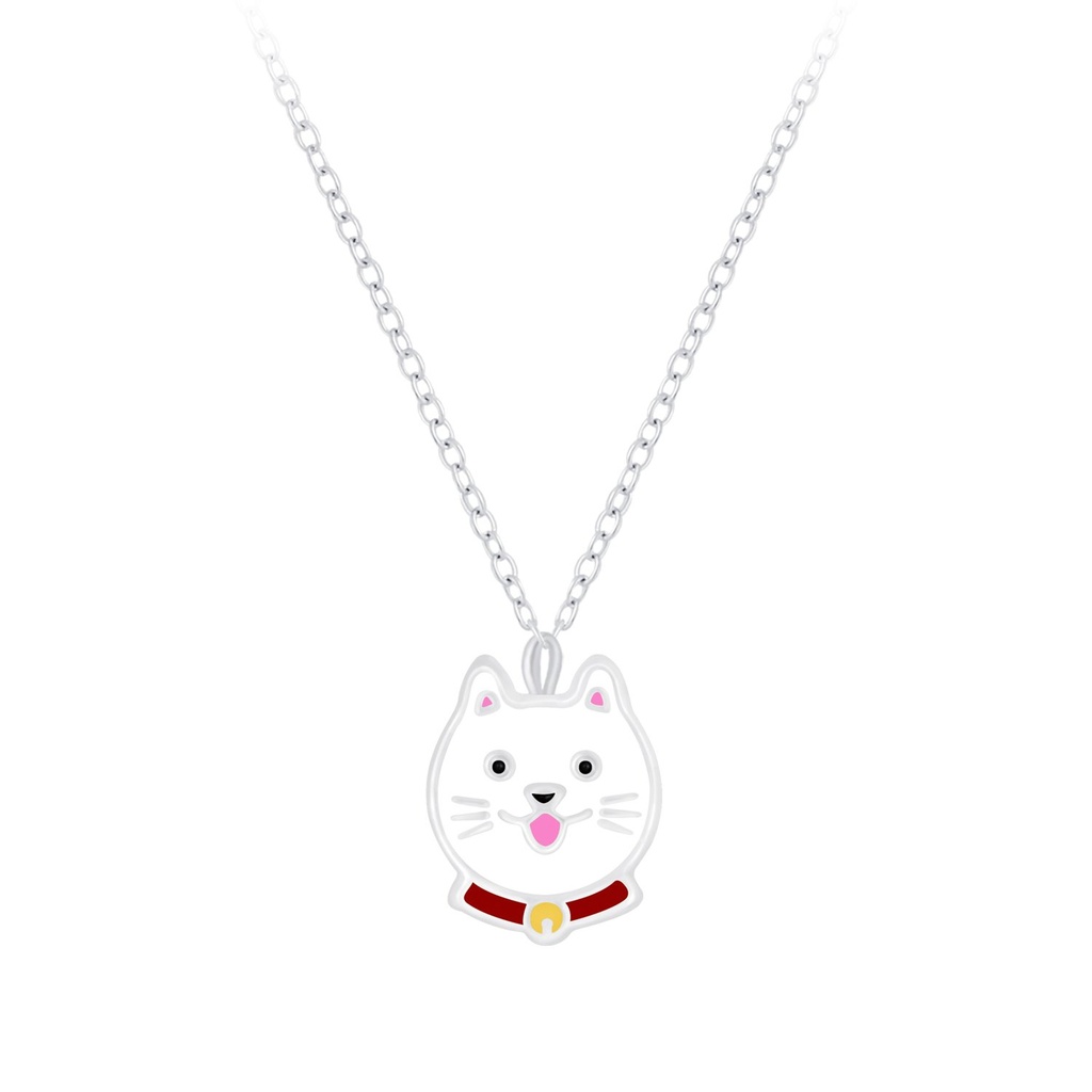 Silver Cat Necklace