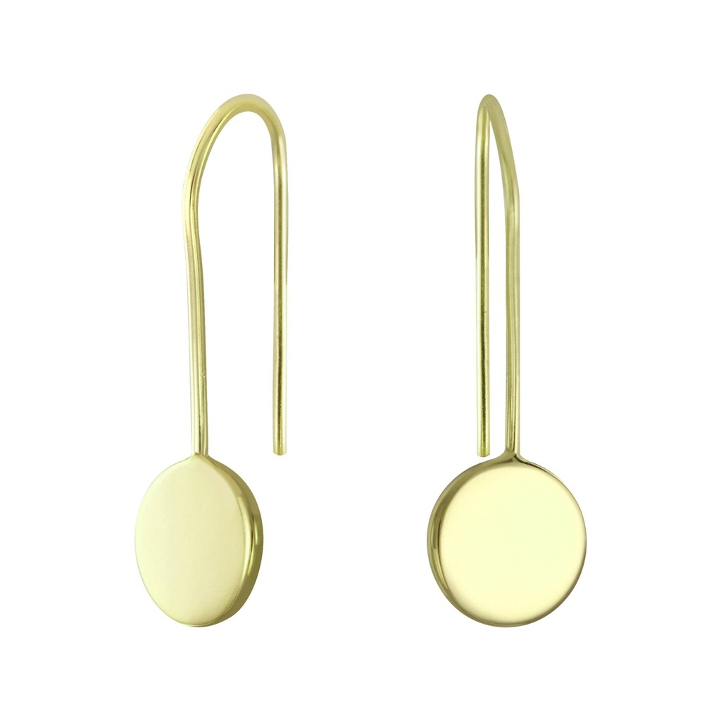[10004916] Boucles d'oreilles rondes en argent