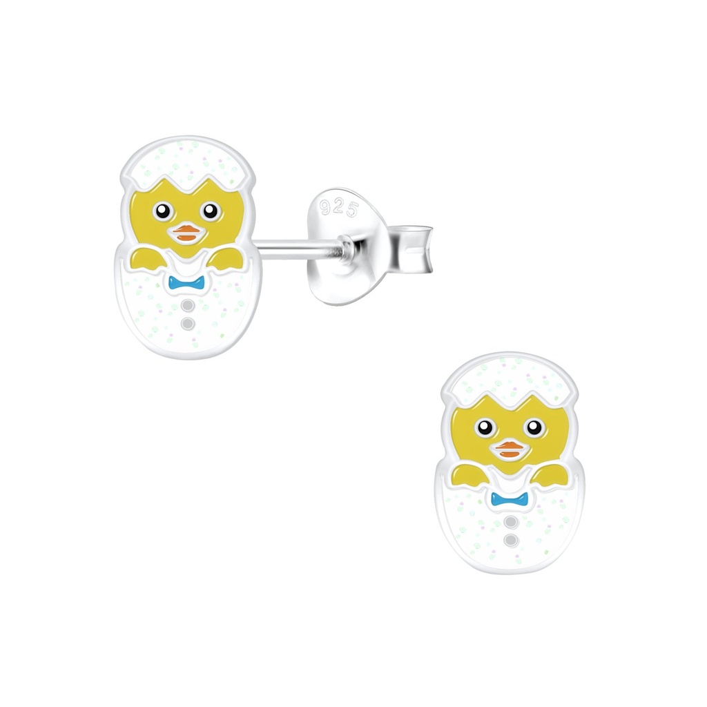 Puces d'oreilles œuf qui éclot en argent