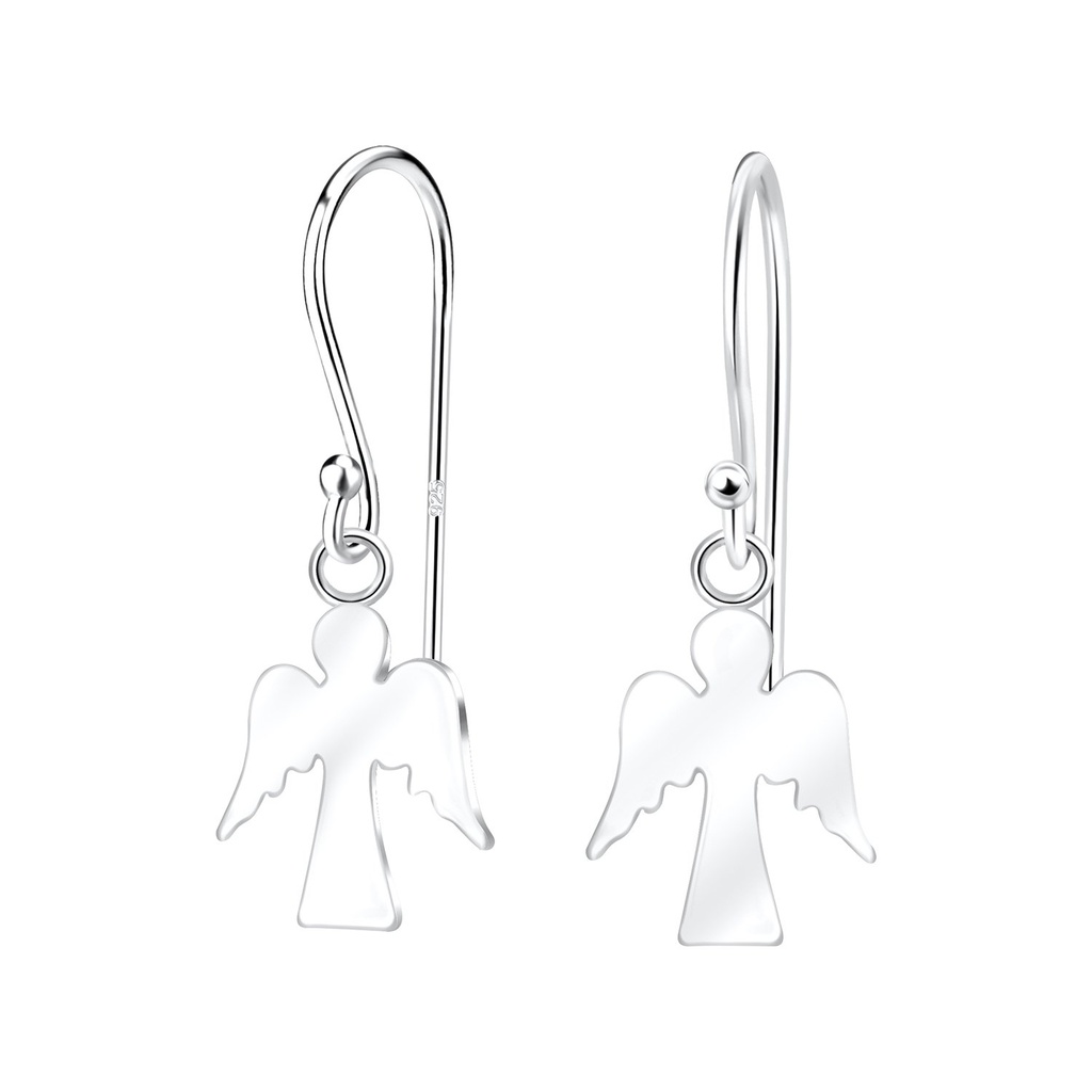 Silver Angel Earrings