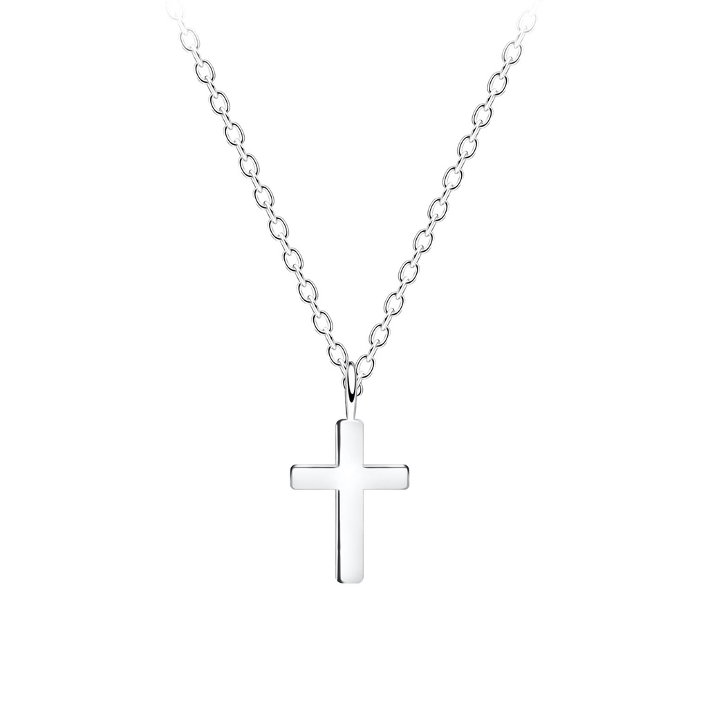 Collier croix en argent