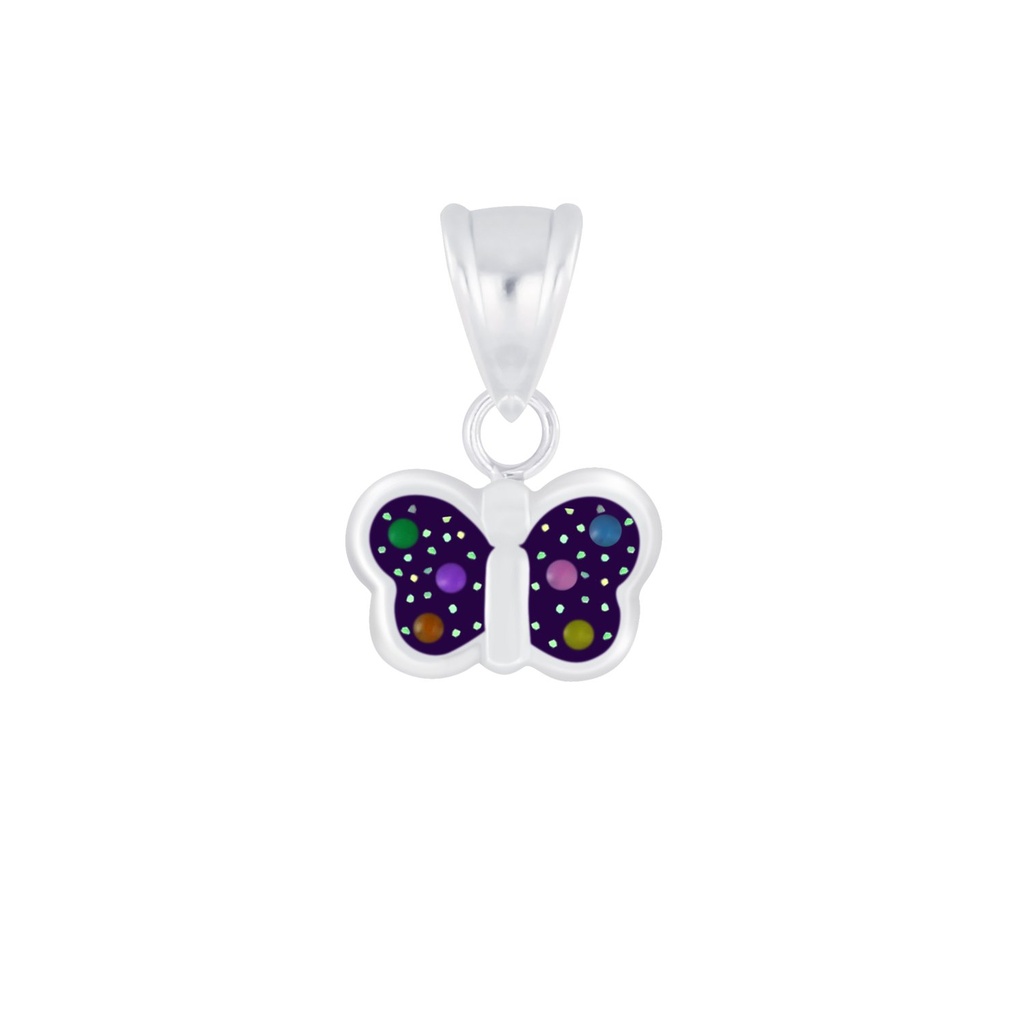 Pendentif papillon en argent