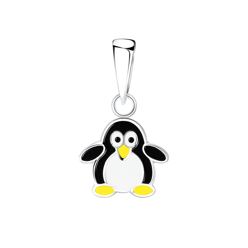 Pendentif pingouin en argent