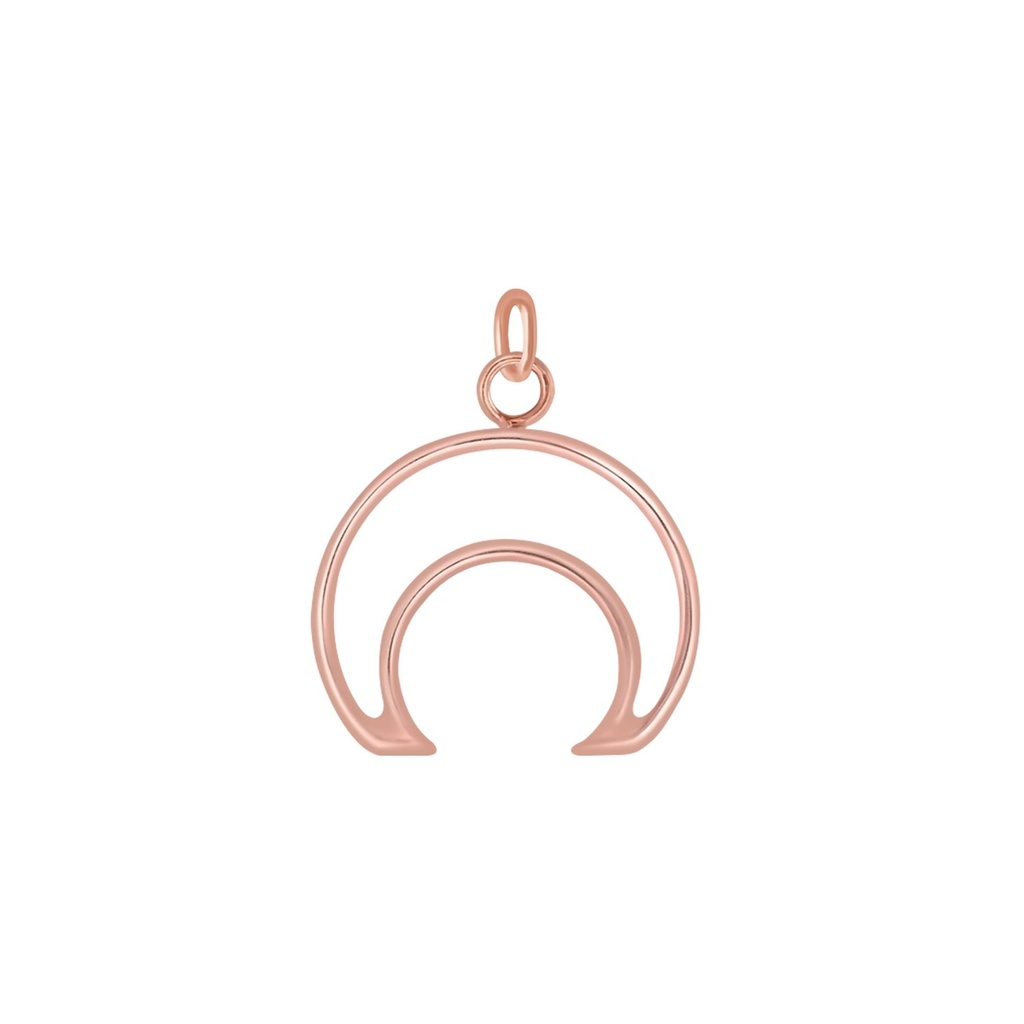Pendentif lune en argent