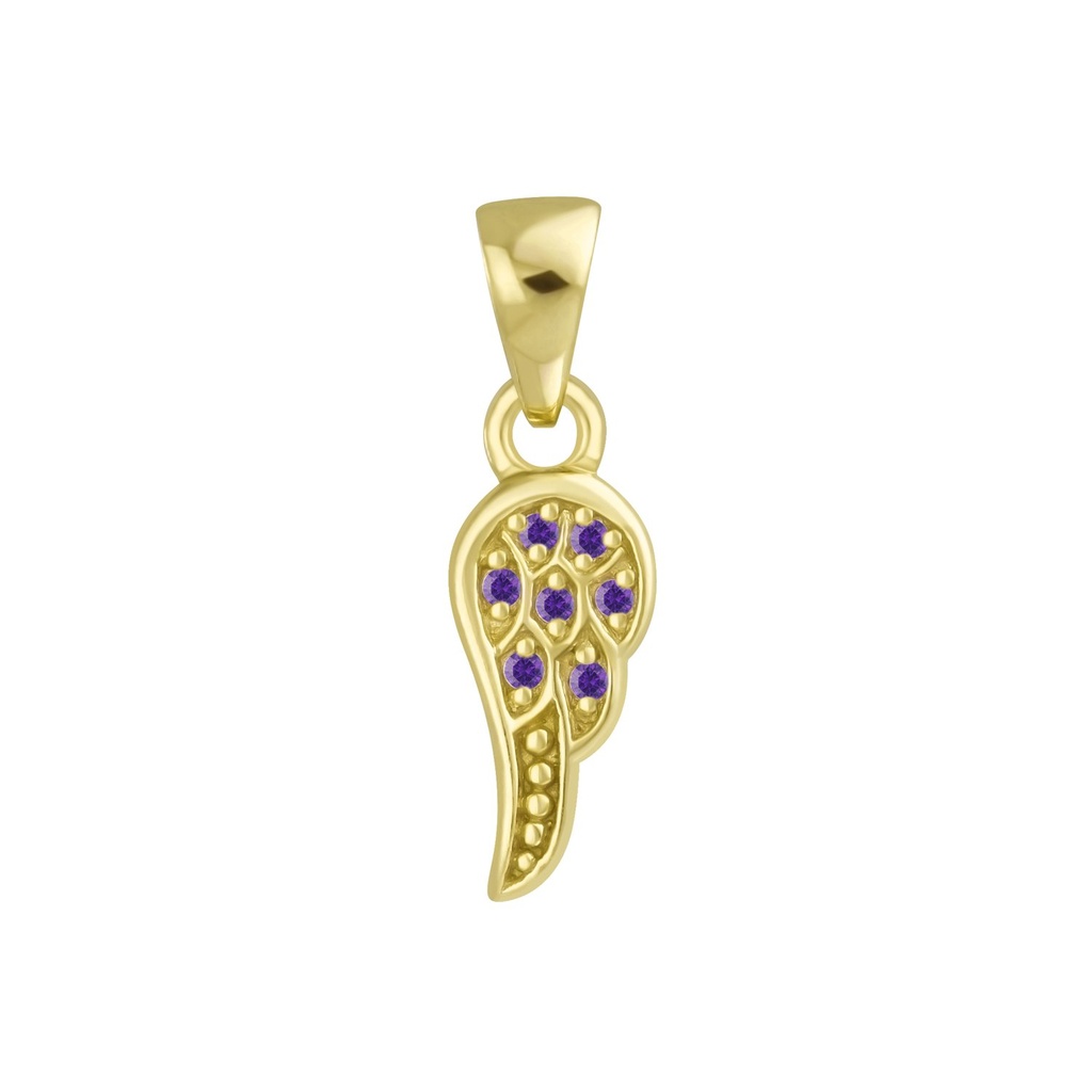 Pendentif aile en argent