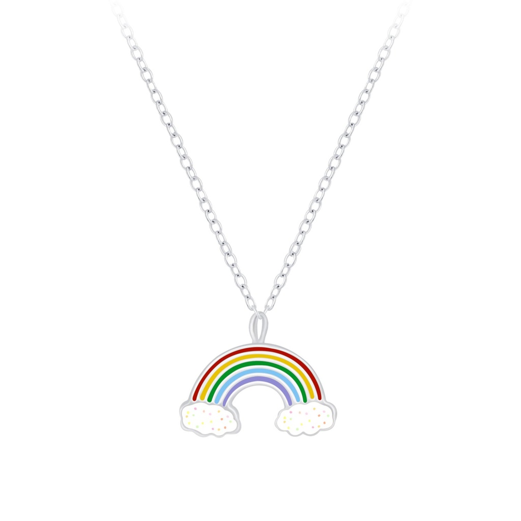 [10009318] Collier arc-en-ciel en argent