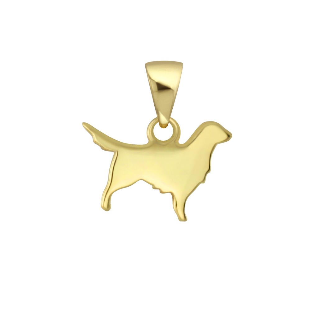 [10007640] Silver Dog Pendant