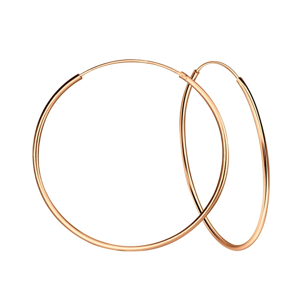 [10004989] 70mm Silver Thick Hoop Earrings