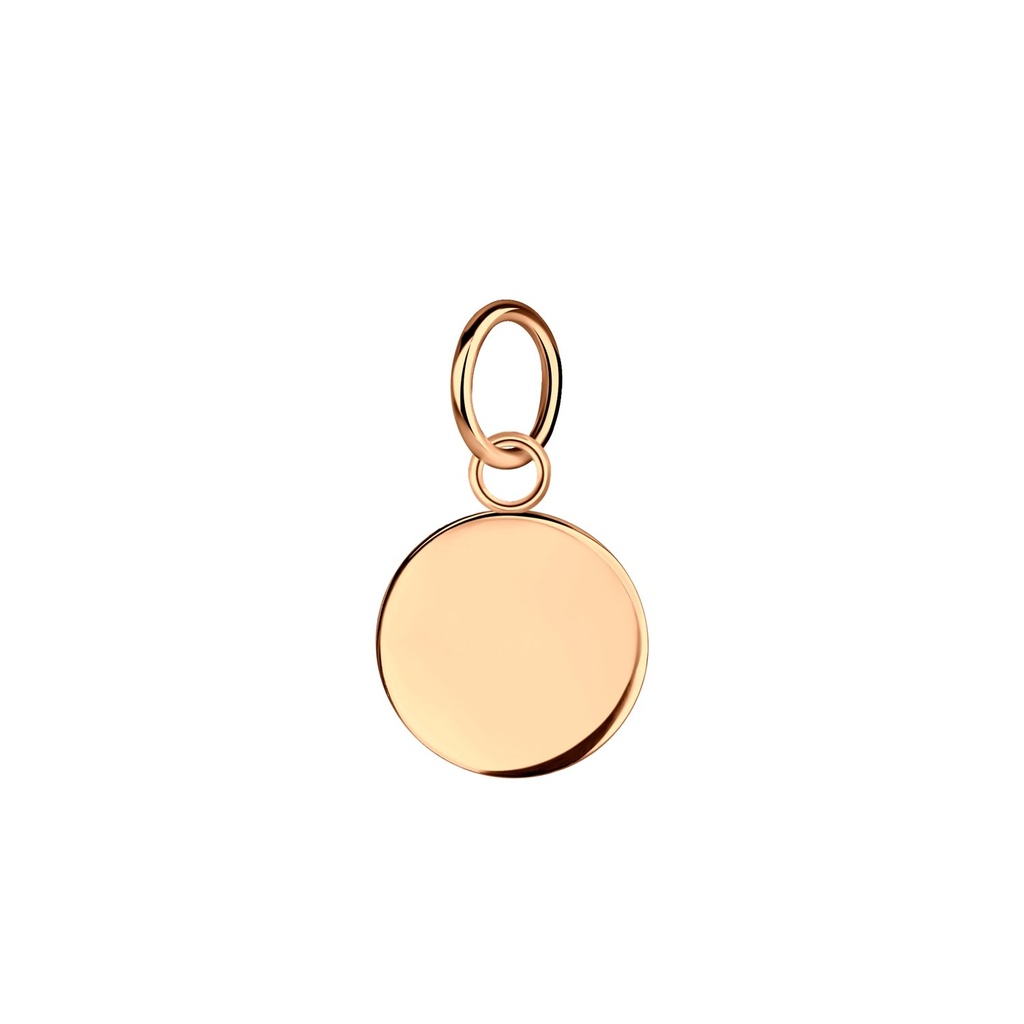 Pendentif rond en argent