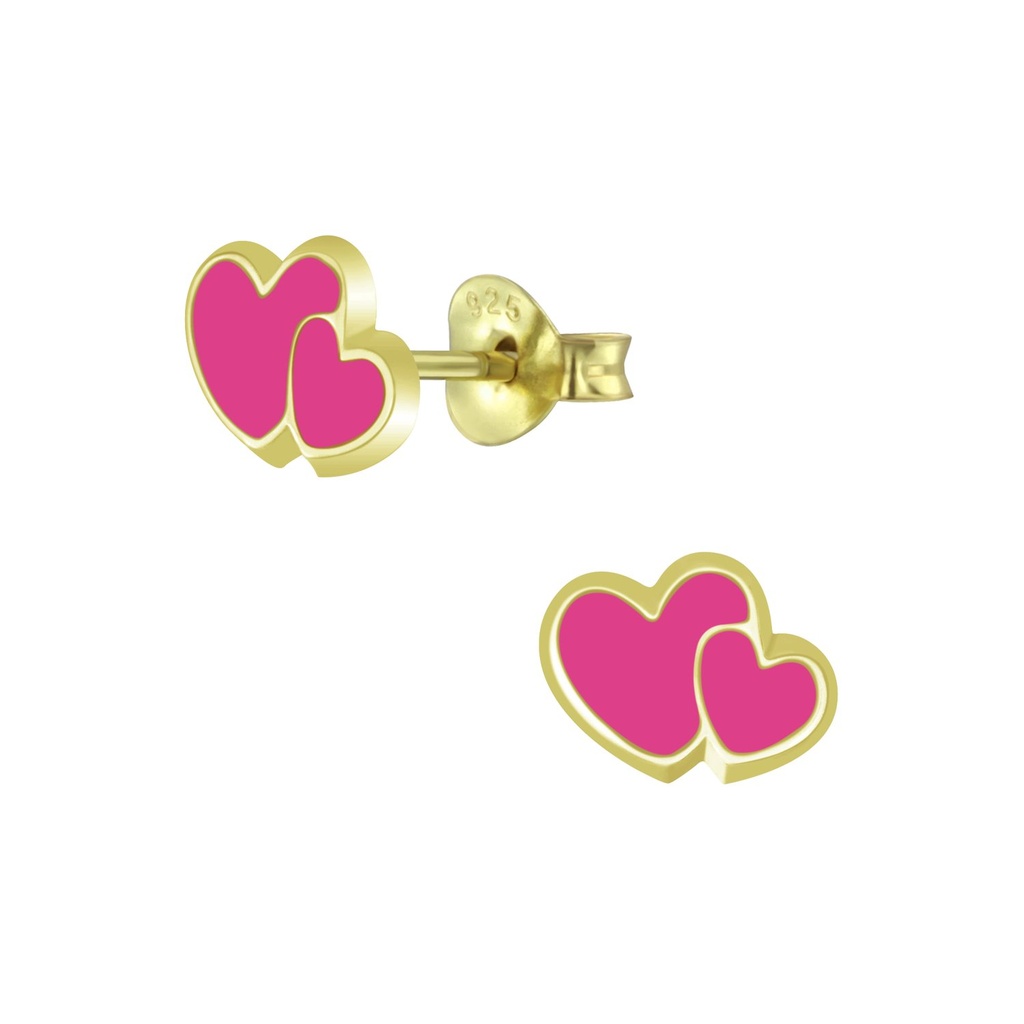 [10007806] Silver Heart Stud Earrings