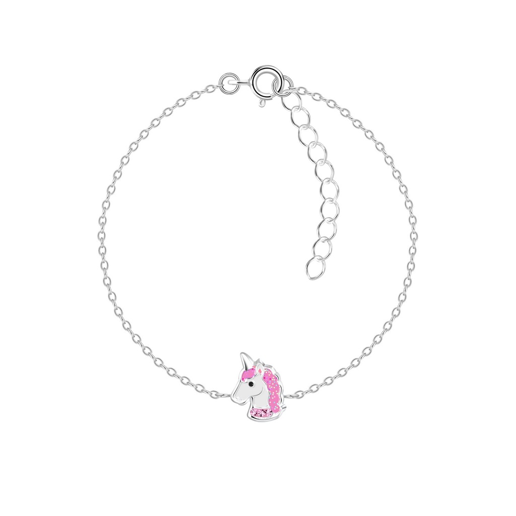 Bracelet licorne en argent