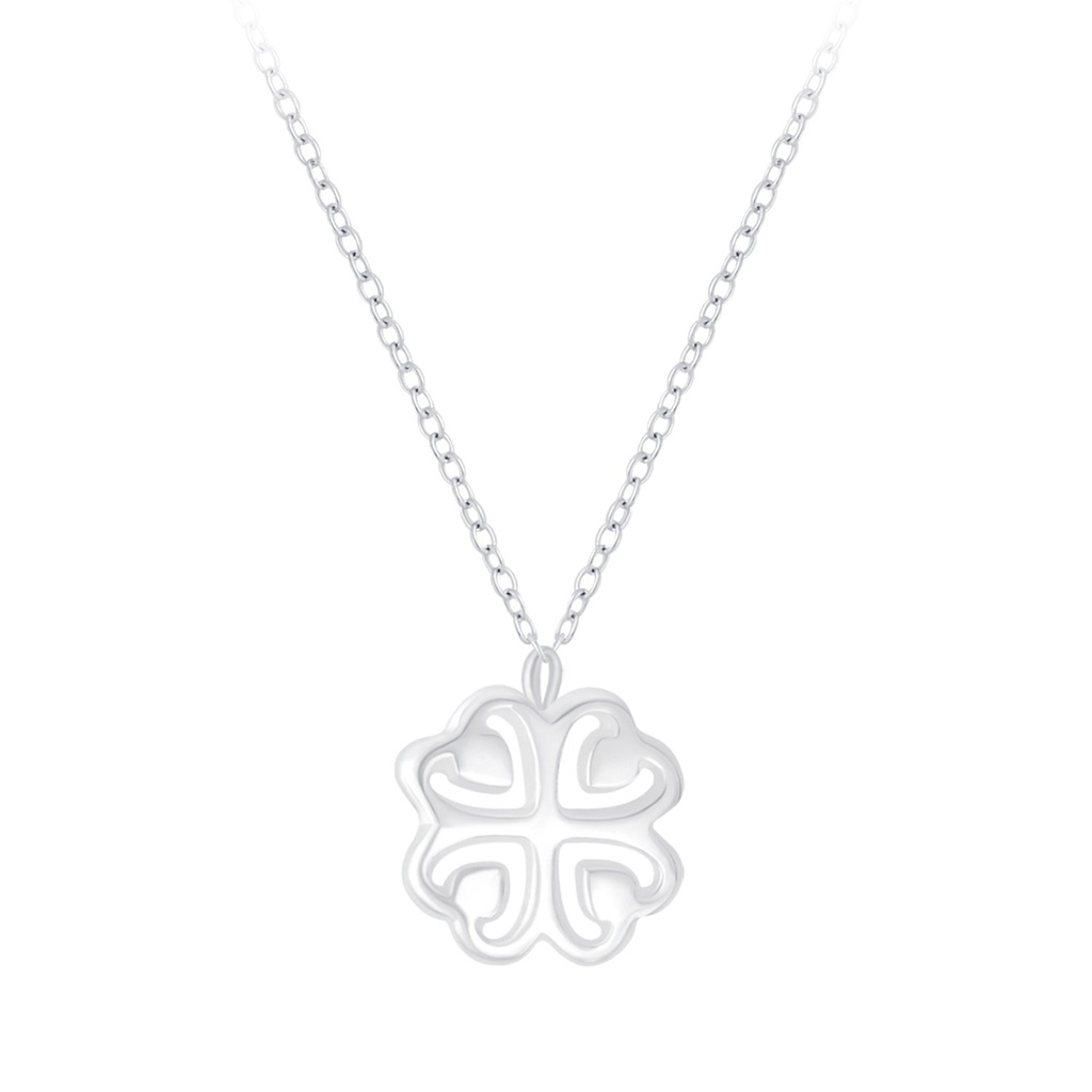 Silver Clover Necklace