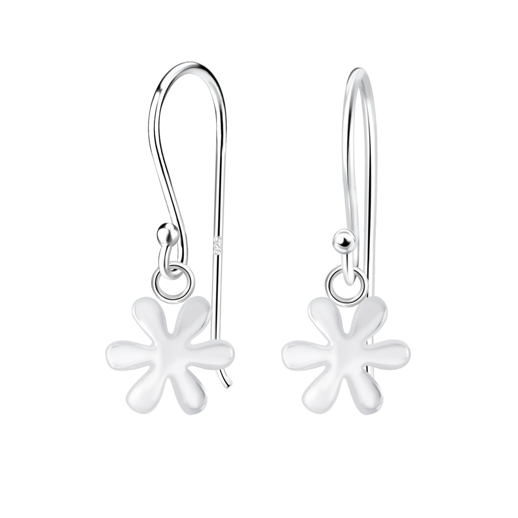 Silver Flower Earrings