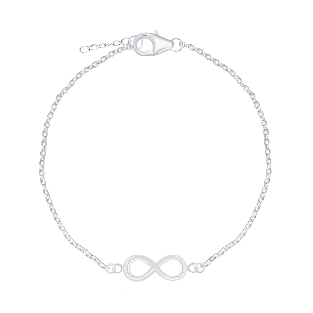 [10006880] Silver Infinity Bracelet