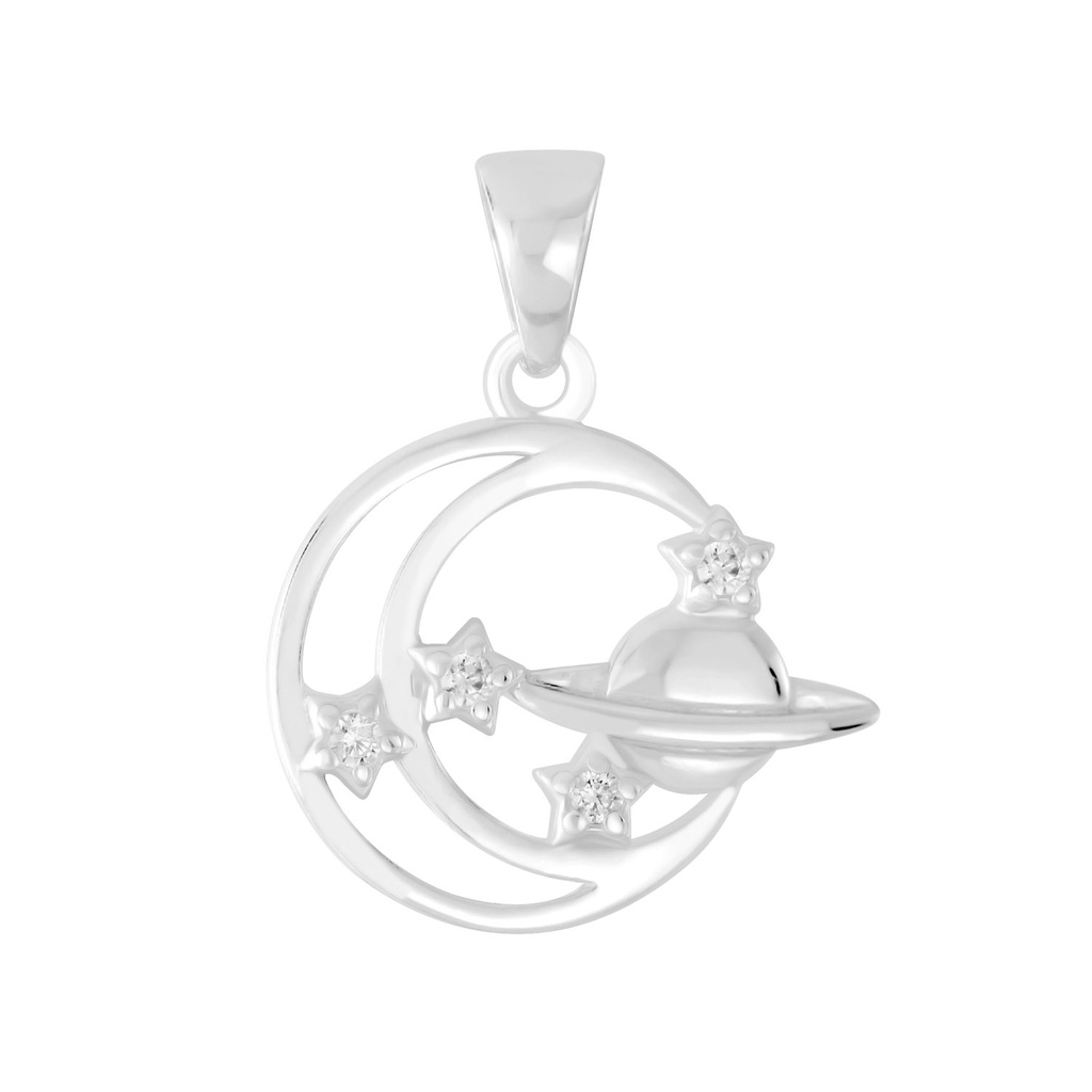 [10008575] Silver Planet Pendant