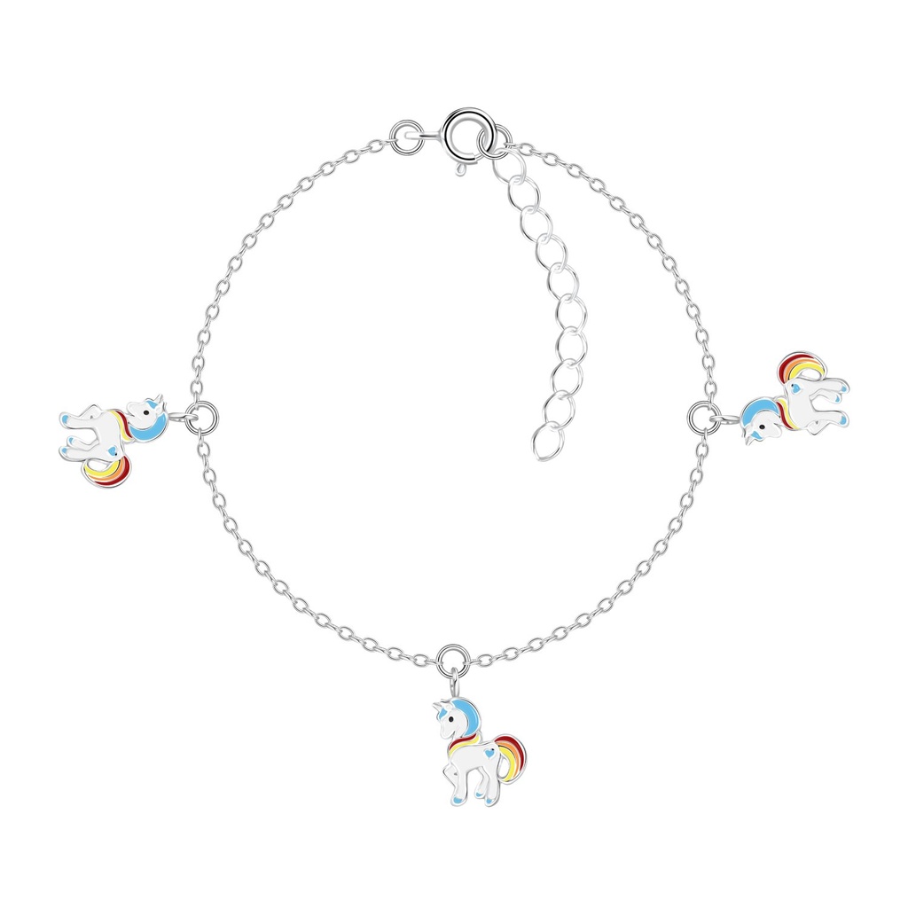 [10009080] Silver Unicorn Bracelet