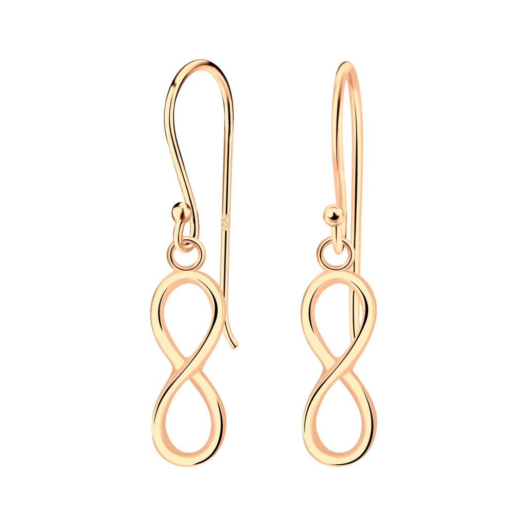 [10008891] Silver Infinity Earrings