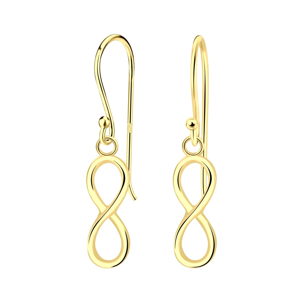 [10008890] Boucles d'oreilles infini en argent
