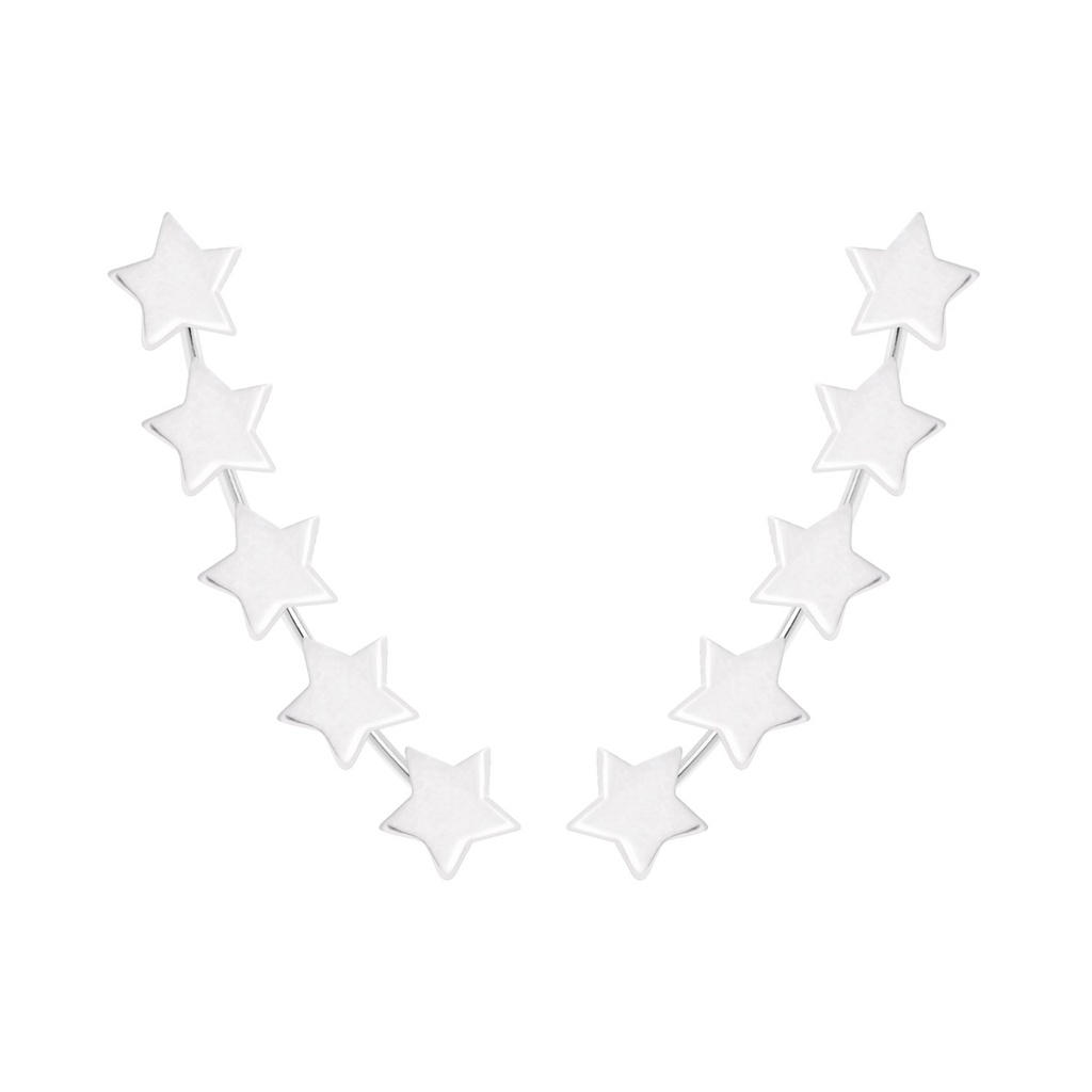 Silver Star Ear Climbers