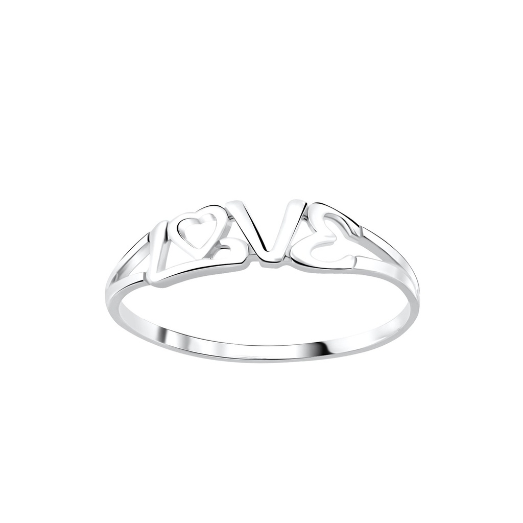 Silver Love Ring