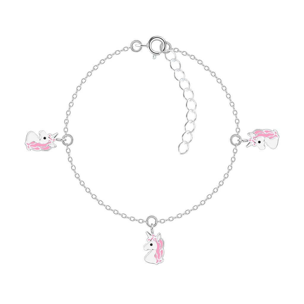 [10008979] Bracelet licorne en argent