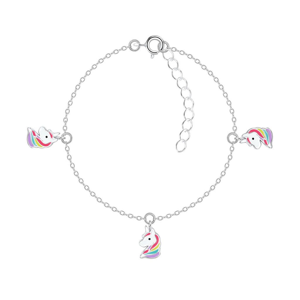 [10008980] Silver Unicorn Bracelet