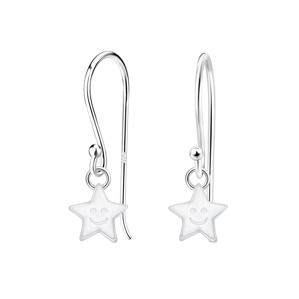 [10008898] Boucles d'oreilles étoile en argent