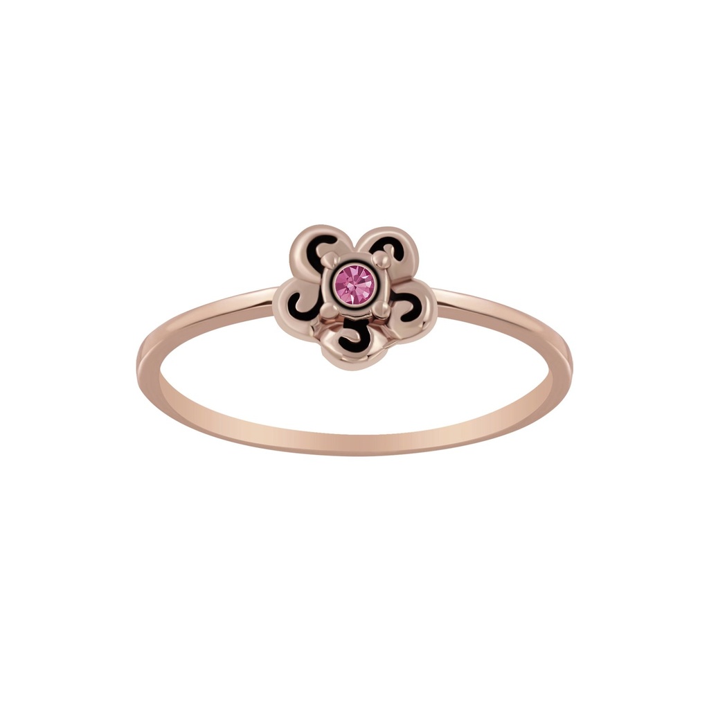 Bague fleur en argent