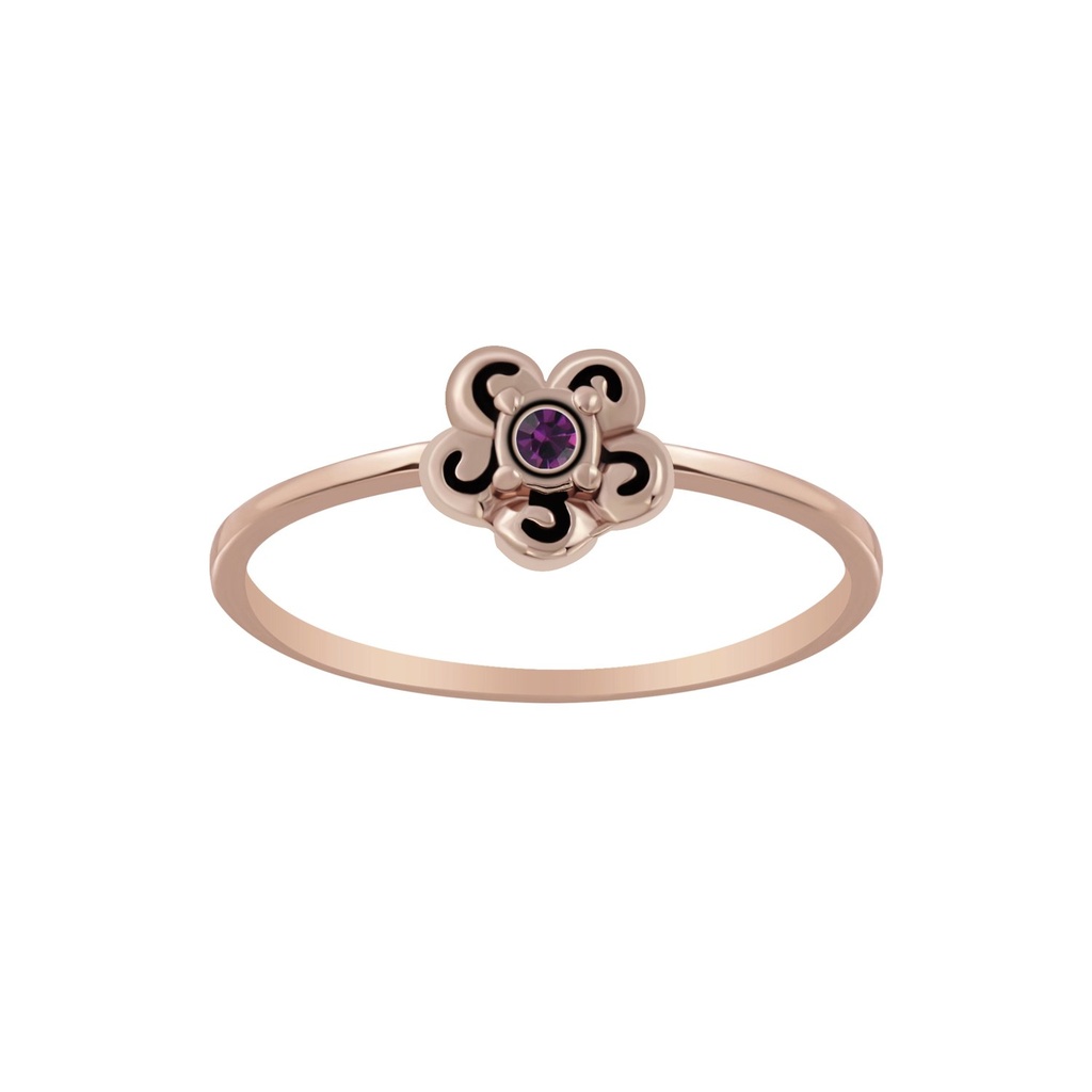 Bague fleur en argent