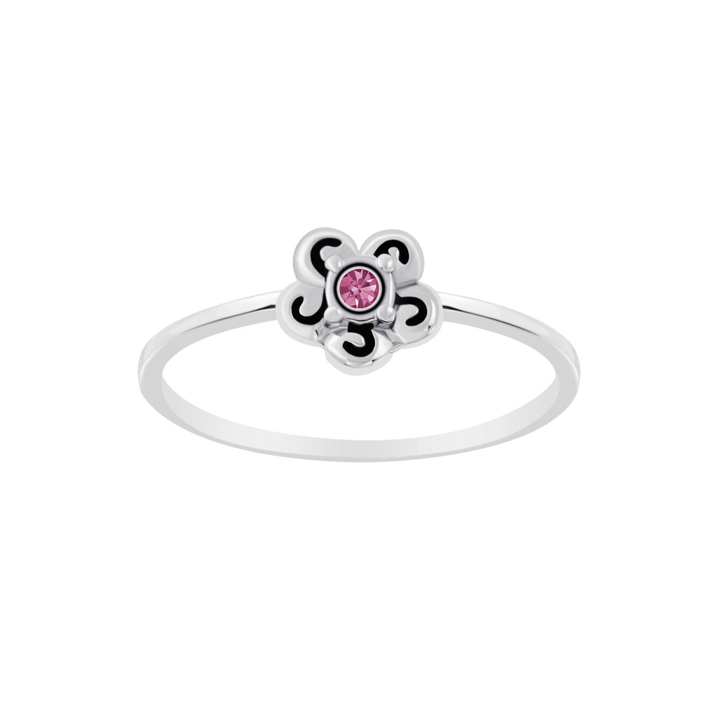 Silver Flower Ring