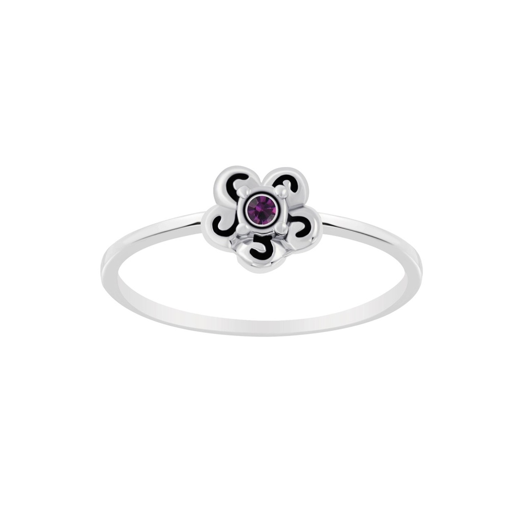 Silver Flower Ring