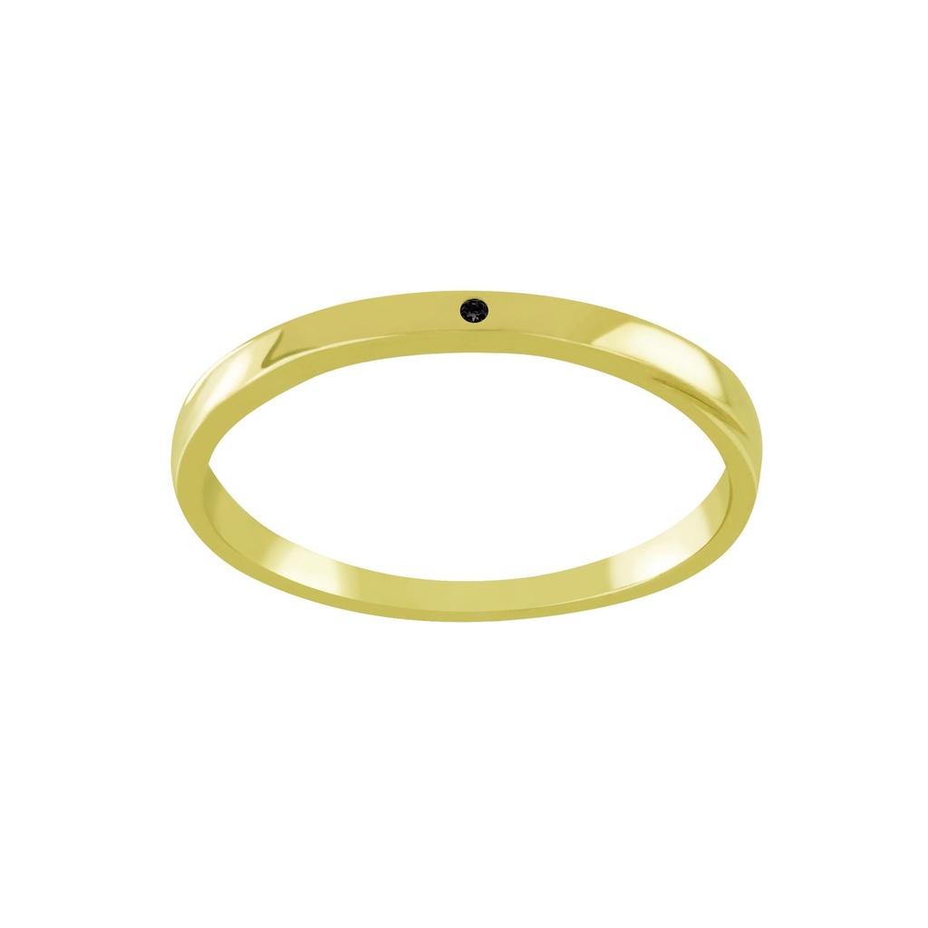 Silver Cubic Zirconia Band Ring