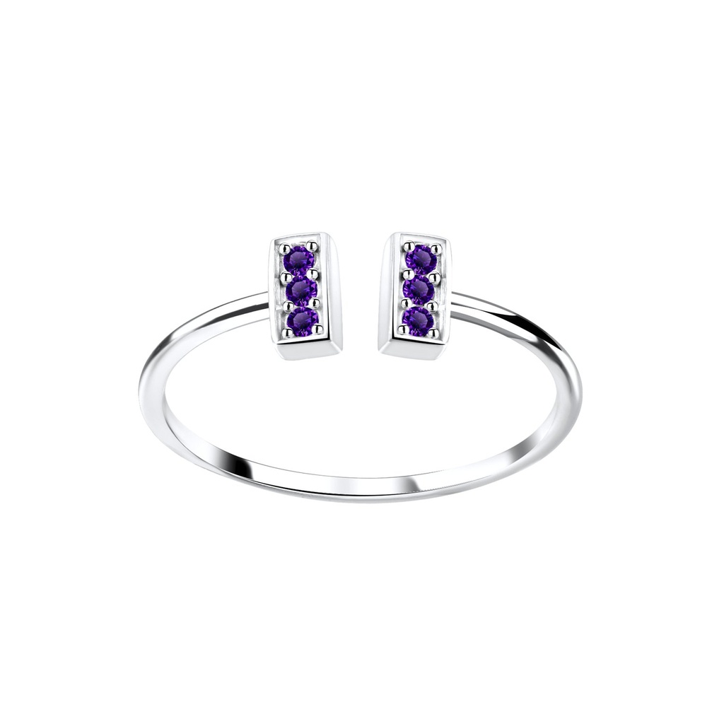 Silver Bar Open Ring