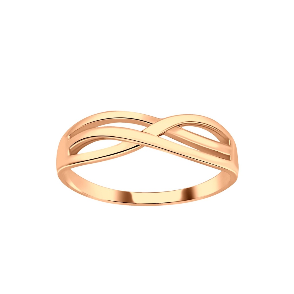 Bague entrelacée en argent