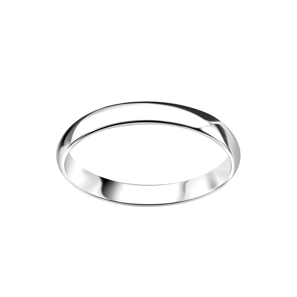 [10008762] Bague jonc en argent 3 mm (EU 45 / US 3.5)