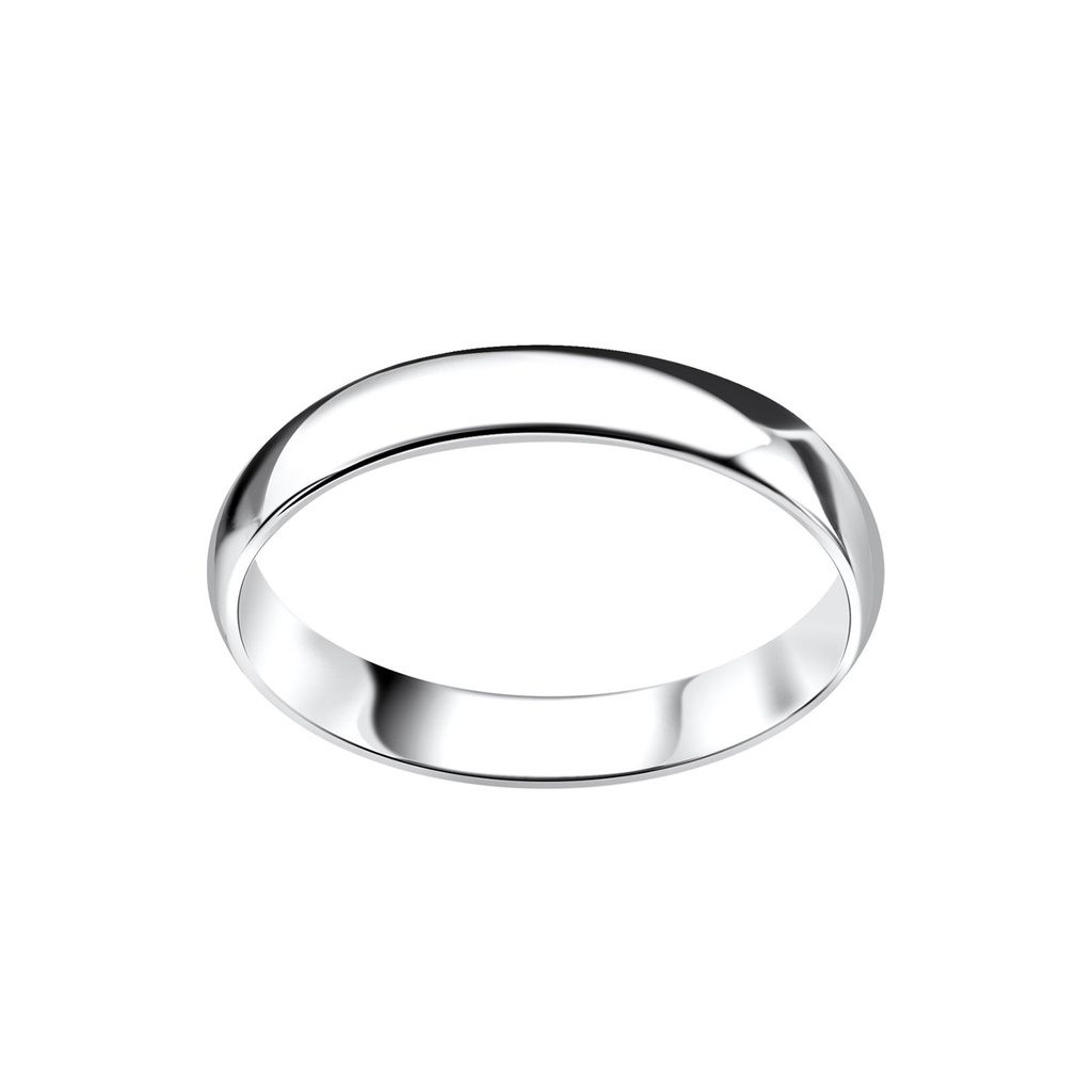 Bague jonc en argent 4 mm