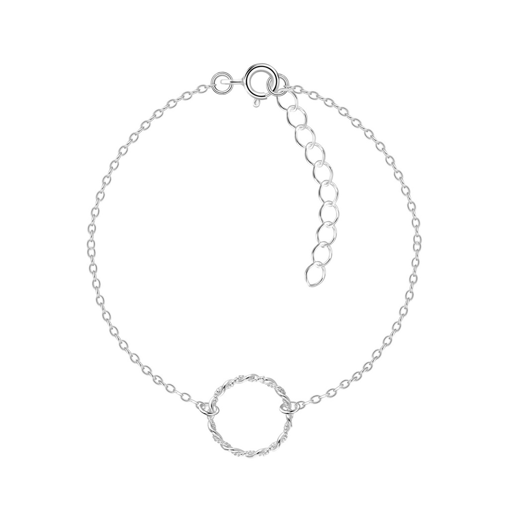 Silver Circle Bracelet