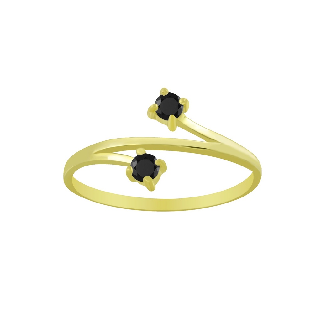 Bague pierre deux en argent