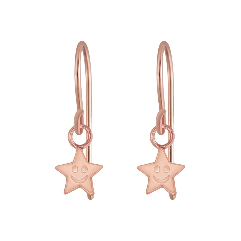 Boucles d'oreilles étoile en argent