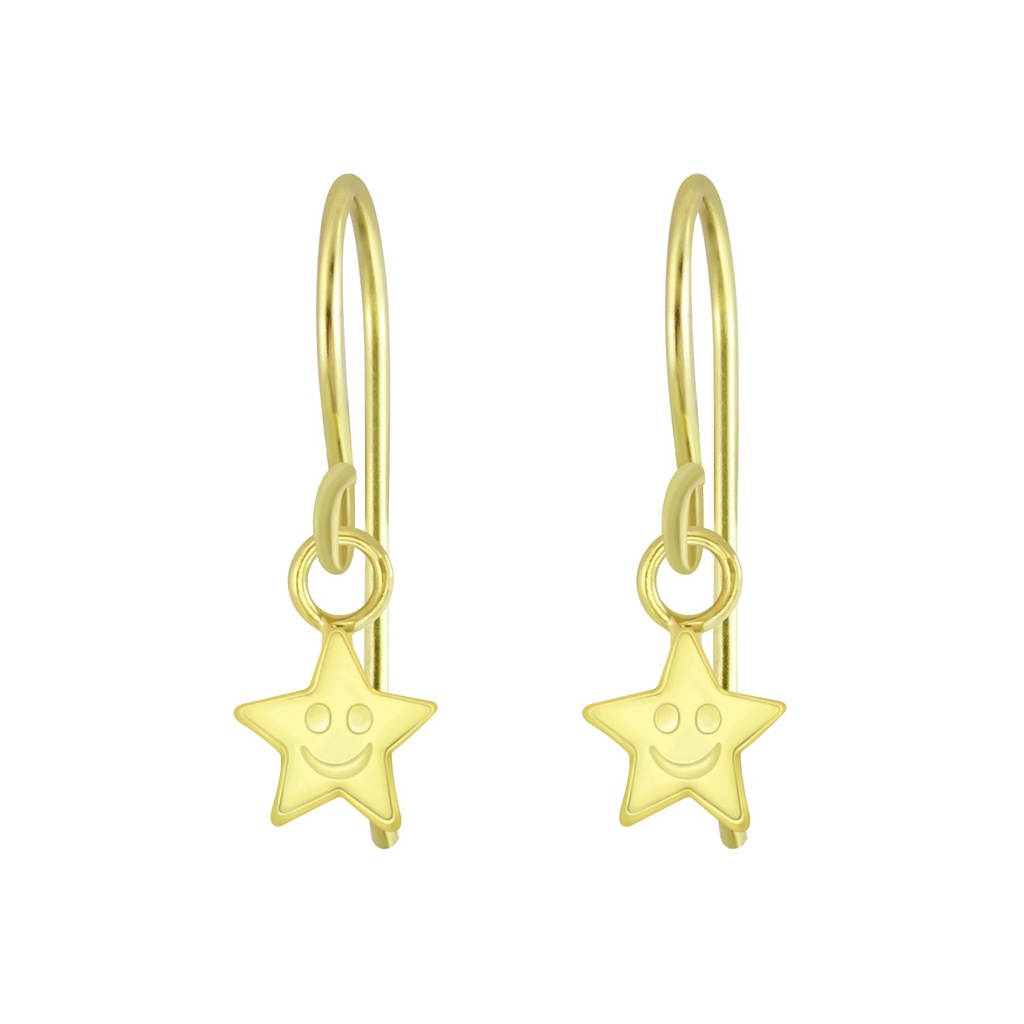 Boucles d'oreilles étoile en argent