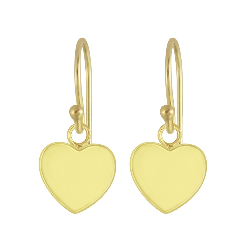 Silver Heart Earrings