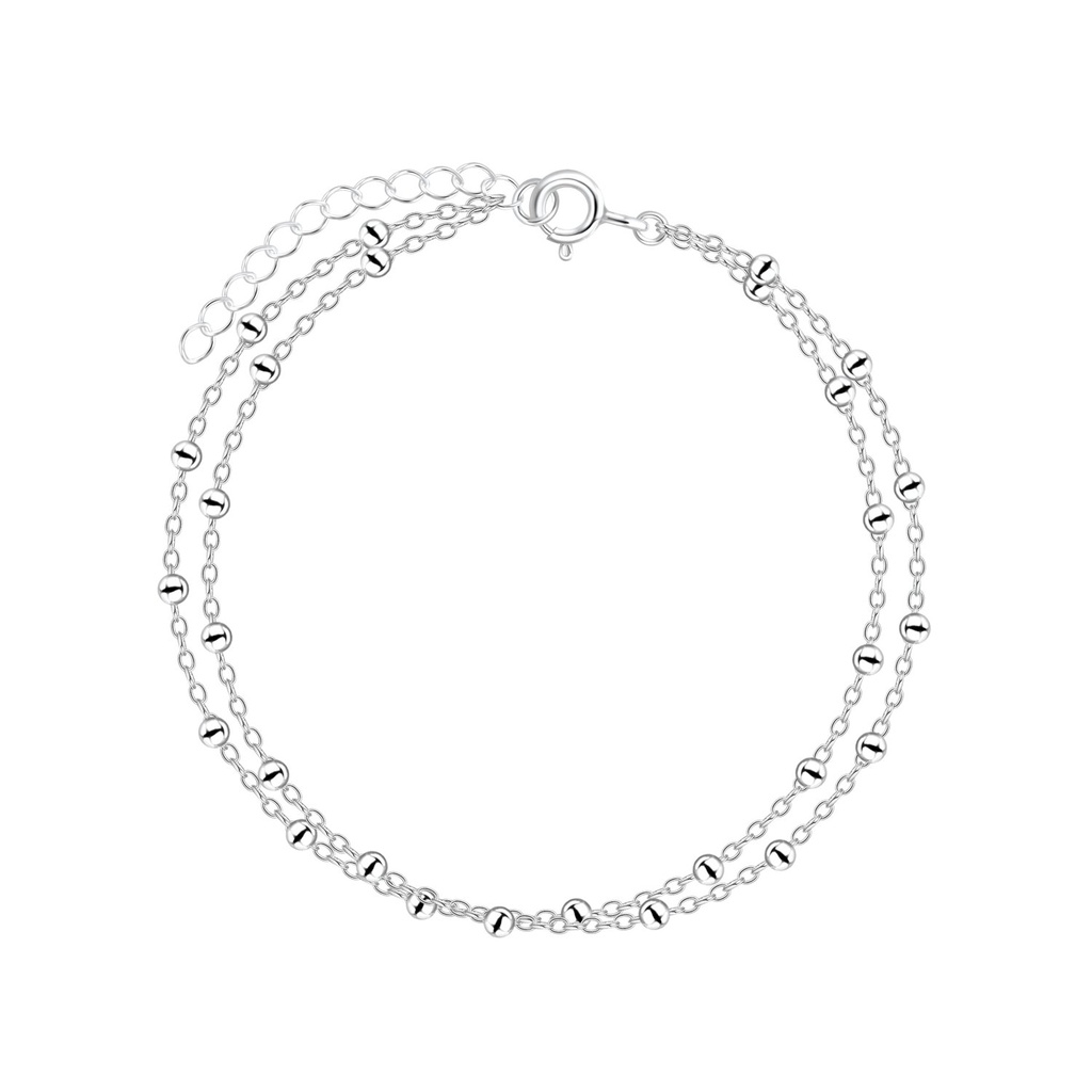[10006872] Bracelet satellite en argent 18 cm
