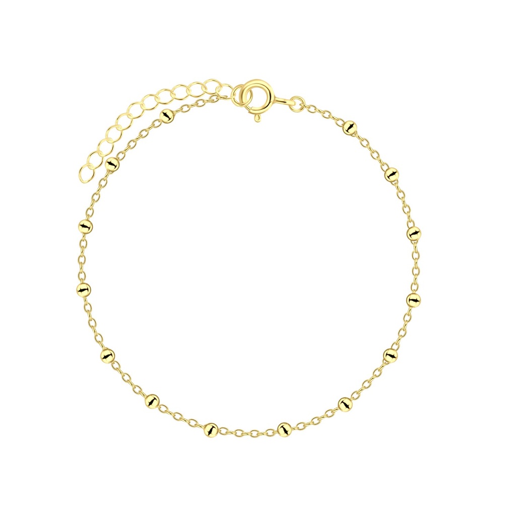 [10006119] 18cm Silver Satellite Bracelet