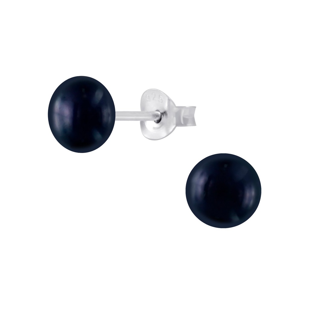 5mm Fresh Water Pearl Silver Stud Earrings