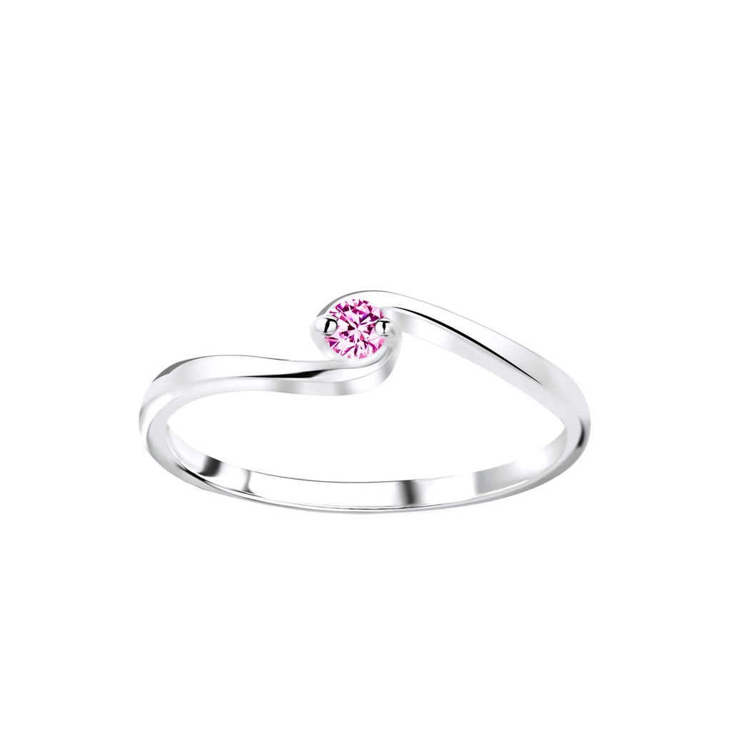 Bague en argent zircon