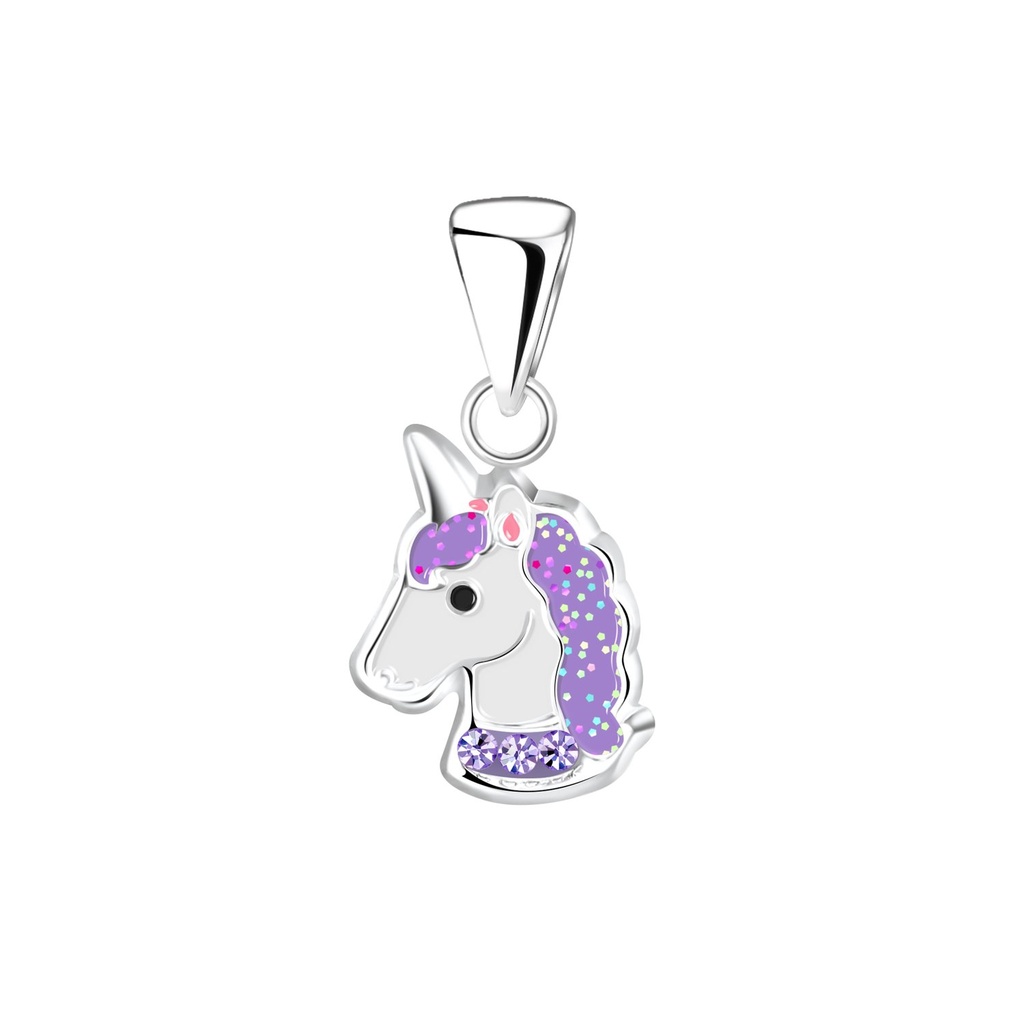 Pendentif licorne en argent