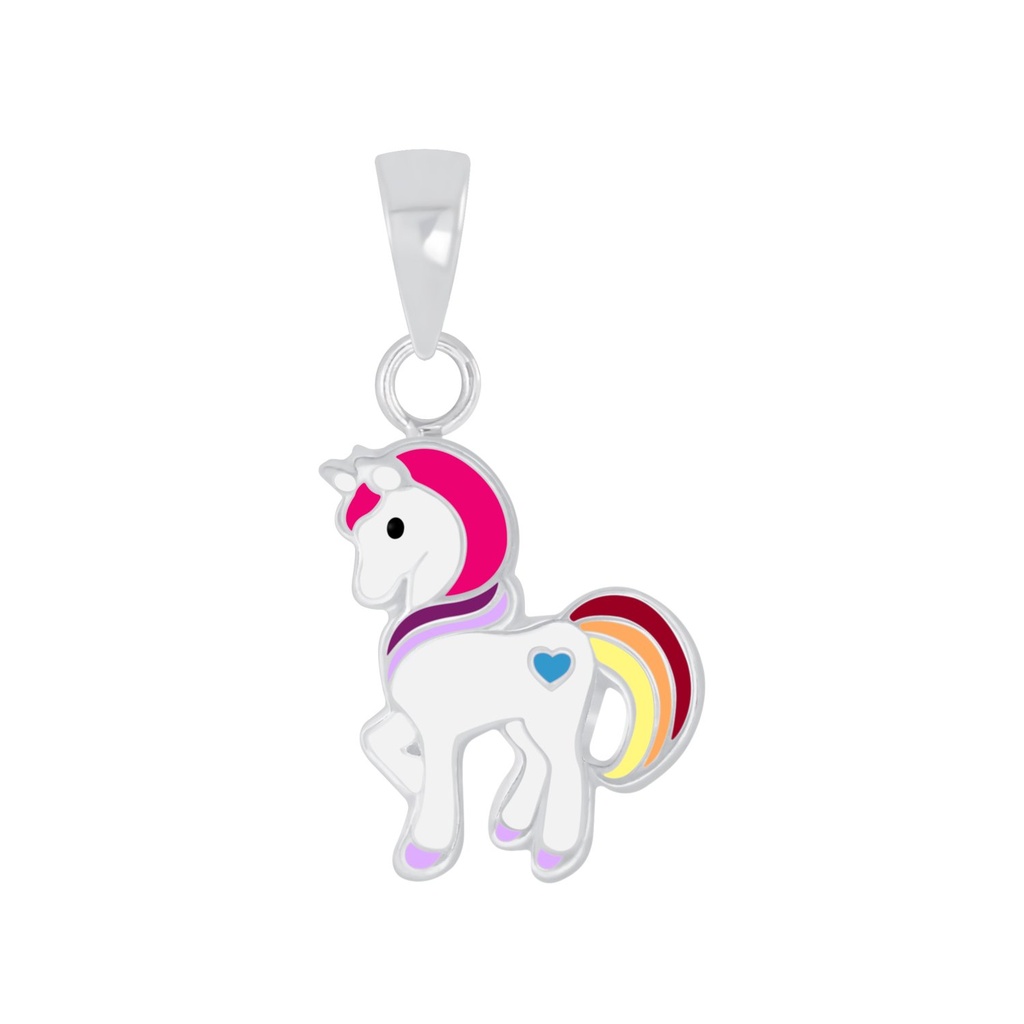 Pendentif licorne en argent